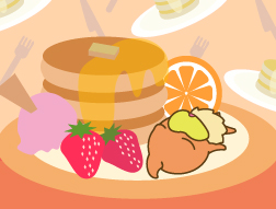 ともちゅんとホットケーキ